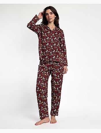 Pigiama aperto a maniche lunghe da donna DISNEY Minnie Mouse