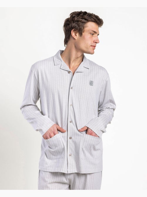 Pigiama aperto a maniche lunghe da uomo ADMAS CLASSIC Heritage - Kiabi Pigiama aperto a maniche lunghe da uomo ADMAS CLASSIC Heritage - Kiabi