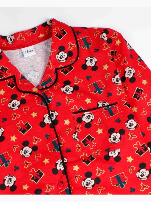 Pigiama aperto a maniche lunghe di Natale di Topolino per bambini DISNEY - Kiabi Pigiama aperto a maniche lunghe di Natale di Topolino per bambini DISNEY - Kiabi