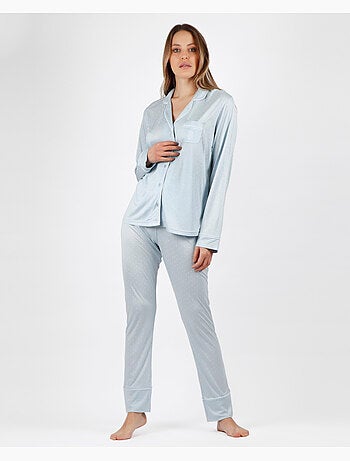 Pigiama aperto a maniche lunghe Soft Secret da donna ADMAS CLASSIC