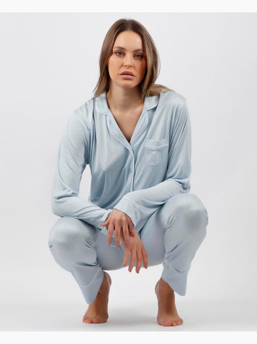 Pigiama aperto a maniche lunghe Soft Secret da donna ADMAS CLASSIC - Kiabi Pigiama aperto a maniche lunghe Soft Secret da donna ADMAS CLASSIC - Kiabi