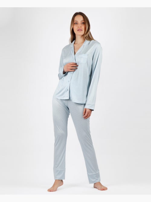 Pigiama aperto a maniche lunghe Soft Secret da donna ADMAS CLASSIC - Kiabi Pigiama aperto a maniche lunghe Soft Secret da donna ADMAS CLASSIC - Kiabi