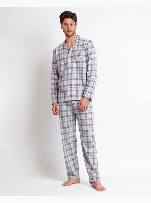 Pigiama aperto a maniche lunghe stile granato ADMAS CLASSIC per uomo - Kiabi Pigiama aperto a maniche lunghe stile granato ADMAS CLASSIC per uomo - Kiabi