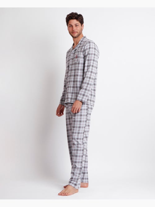 Pigiama aperto a maniche lunghe stile granato ADMAS CLASSIC per uomo - Kiabi Pigiama aperto a maniche lunghe stile granato ADMAS CLASSIC per uomo - Kiabi