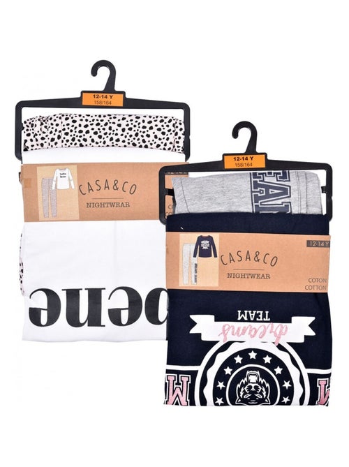 Pigiama Bambina CASA AND CO - Confezione da 2 - Kiabi