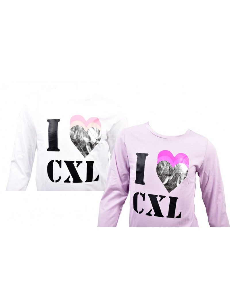 Pigiama Bambina CXL BY LACROIX - Confezione da 2 Blu Rosa Grigio - Kiabi