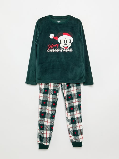Pigiama bambino 'Disney' 'Topolino' 'Natale' 2 pezzi in pile - T-shirt maniche lunghe + pantaloni - Kiabi Pigiama bambino 'Disney' 'Topolino' 'Natale' 2 pezzi in pile - T-shirt maniche lunghe + pantaloni - Kiabi