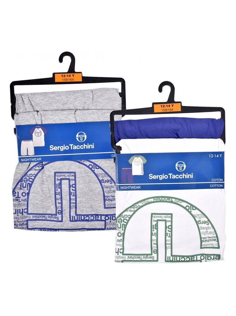Pigiama bambino SERGIO TACCHINI - Confezione da 2 Grigio bianco - Kiabi