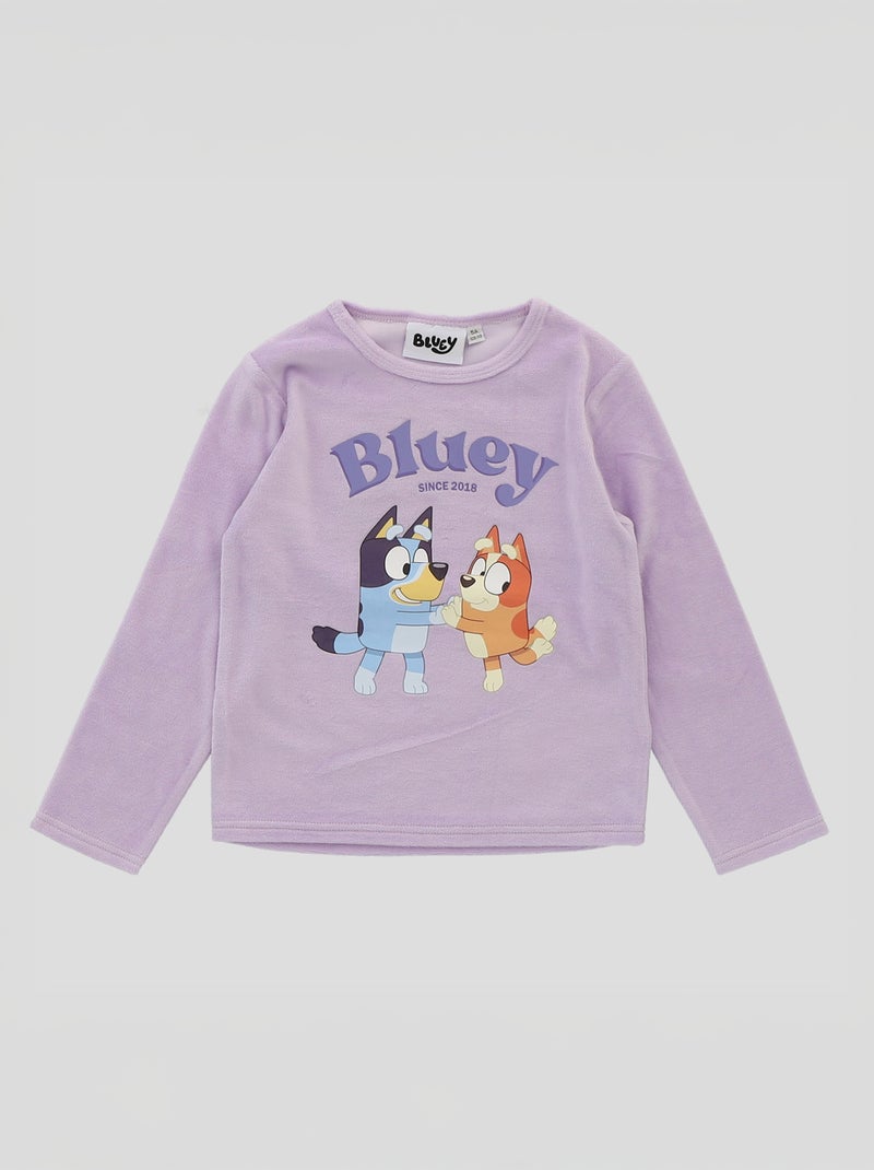 Pigiama 'Bluey' in cotone Viola - Kiabi