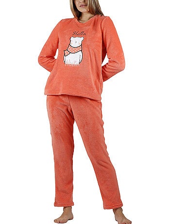Pigiama caldo a maniche lunghe da donna ADMAS Hello Winter