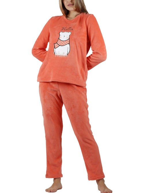 Pigiama caldo a maniche lunghe da donna ADMAS Hello Winter - Kiabi Pigiama caldo a maniche lunghe da donna ADMAS Hello Winter - Kiabi