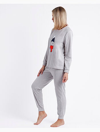 Pigiama caldo a maniche lunghe da donna ADMAS Morning Mouse