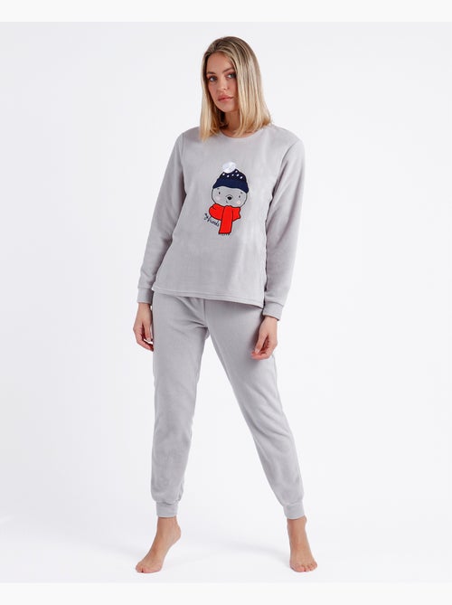 Pigiama caldo a maniche lunghe da donna ADMAS Morning Mouse - Kiabi Pigiama caldo a maniche lunghe da donna ADMAS Morning Mouse - Kiabi