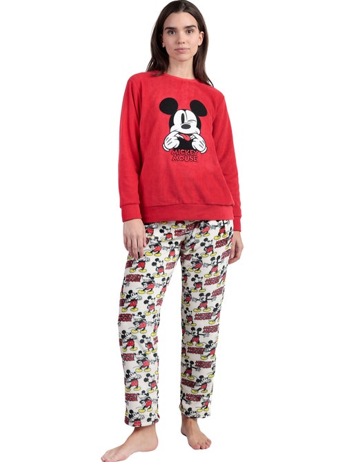 Pigiama caldo a maniche lunghe da donna DISNEY Best Mickey - Kiabi Pigiama caldo a maniche lunghe da donna DISNEY Best Mickey - Kiabi