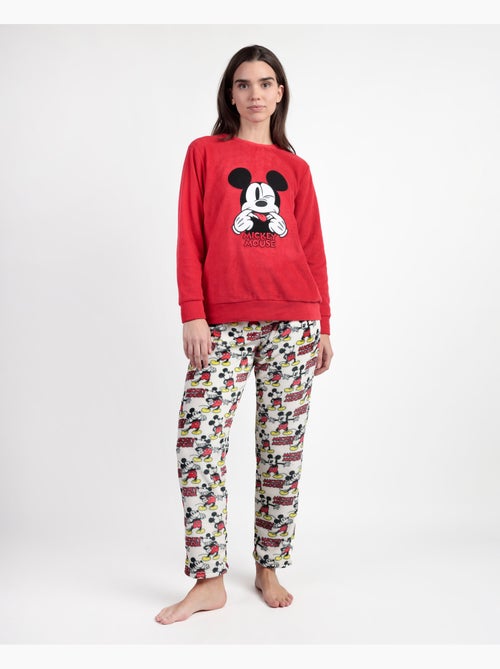 Pigiama caldo a maniche lunghe da donna DISNEY Best Mickey - Kiabi Pigiama caldo a maniche lunghe da donna DISNEY Best Mickey - Kiabi