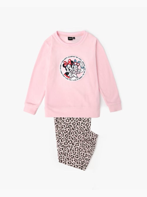 Pigiama caldo a maniche lunghe DISNEY Minnie Skin per bambine - Kiabi Pigiama caldo a maniche lunghe DISNEY Minnie Skin per bambine - Kiabi