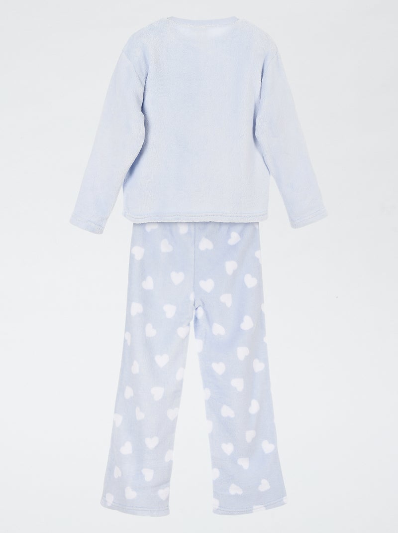 Pigiama caldo in pile 'Hello Kitty' Blu - Kiabi