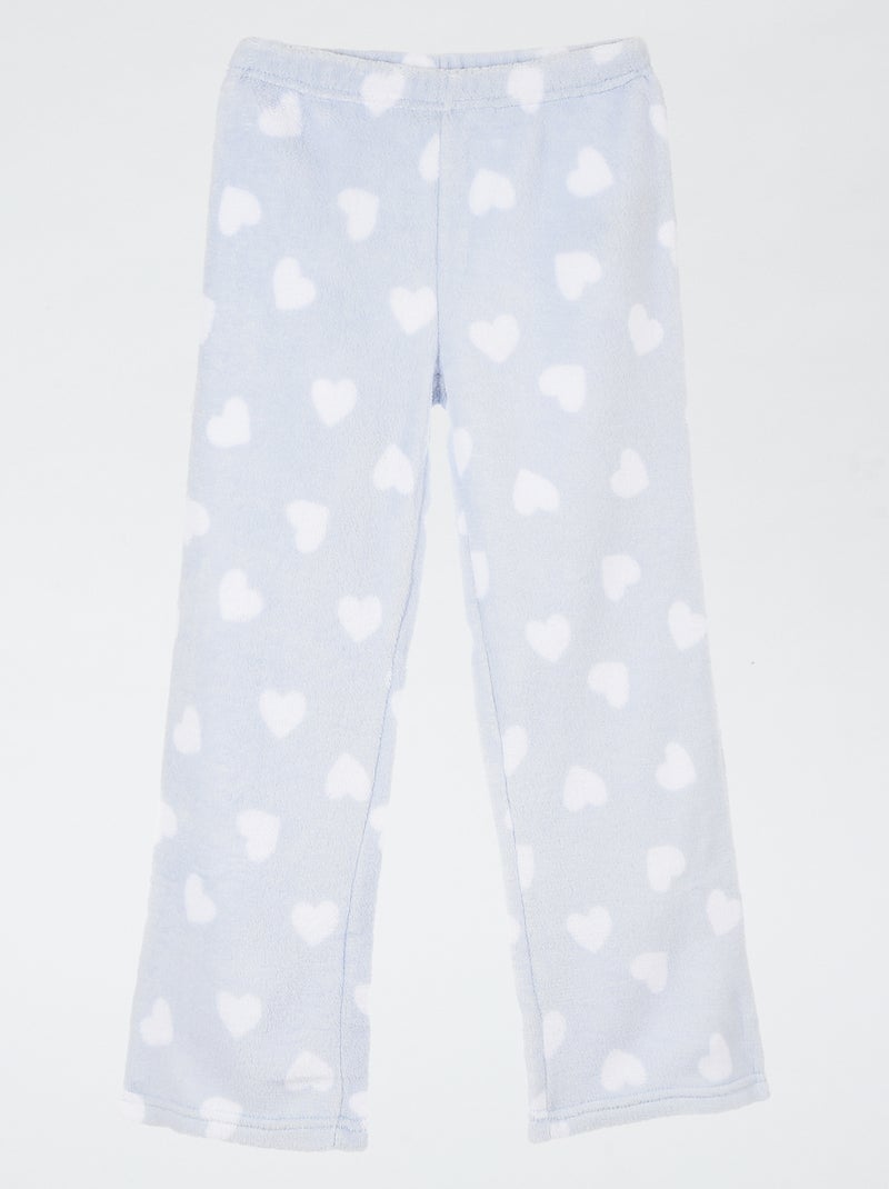 Pigiama caldo in pile 'Hello Kitty' Blu - Kiabi