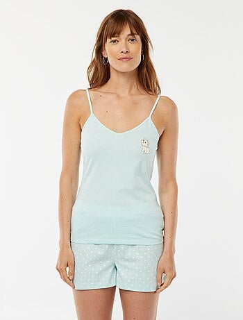 Pigiama canotta + shorts Winnie - 2 pezzi
