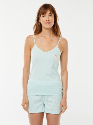 Pigiama canotta + shorts Minou - 2 pezzi