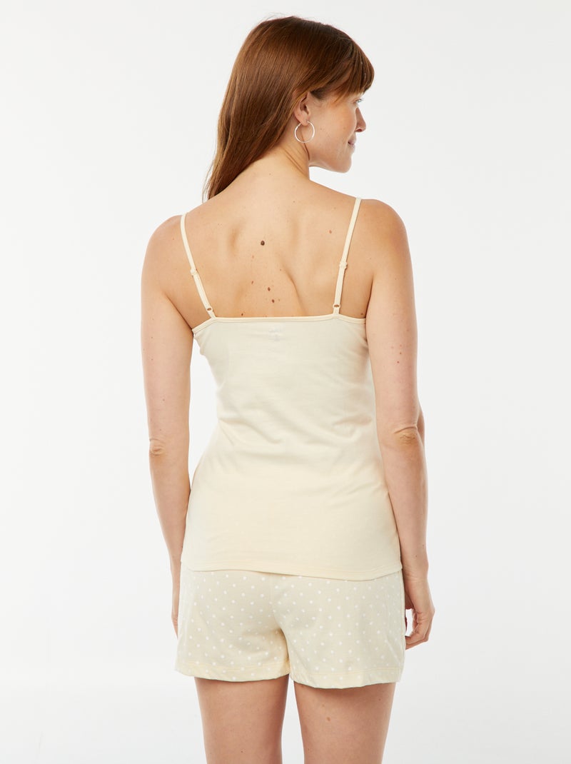 Pigiama canotta + shorts Winnie - 2 pezzi GIALLO - Kiabi