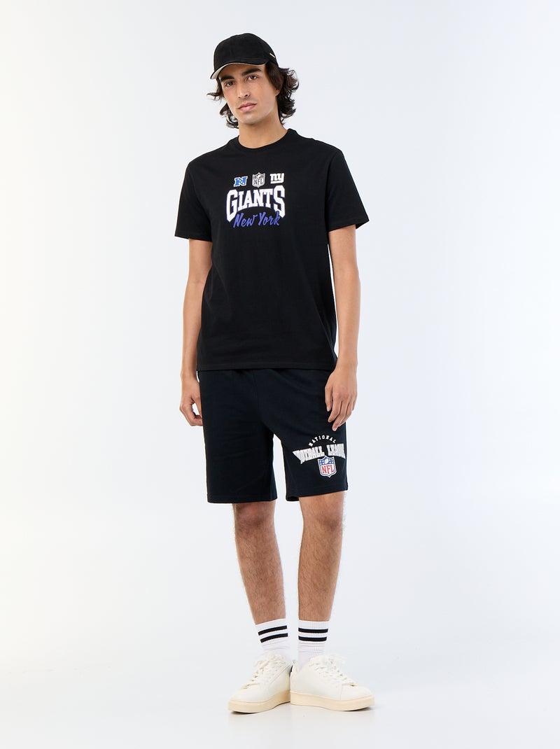 Pigiama completo 'NFL' t-shirt + pantaloncini - 2 pezzi Nero - Kiabi