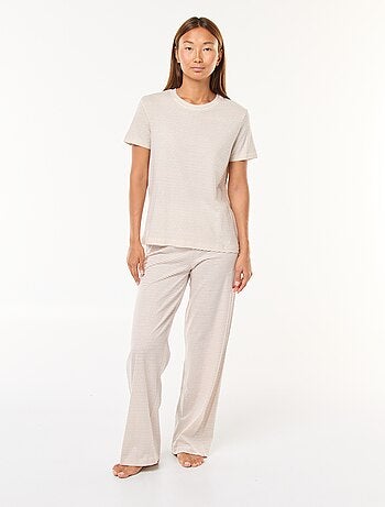 Completo pigiama t-shirt + pantaloni - 2 pezzi