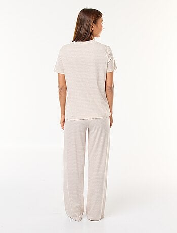 Completo pigiama t-shirt + pantaloni - 2 pezzi