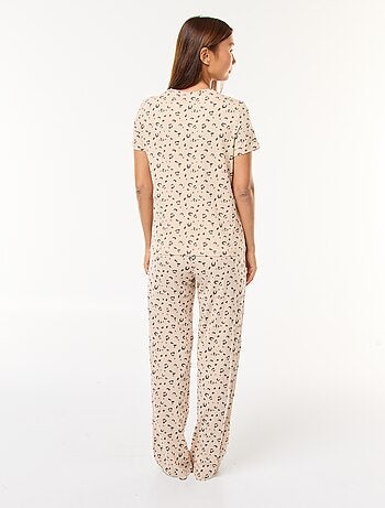 Completo pigiama t-shirt + pantaloni - 2 pezzi