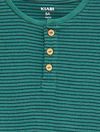 Pigiama composto da t-shirt + pantaloni a coste - 2 pezzi