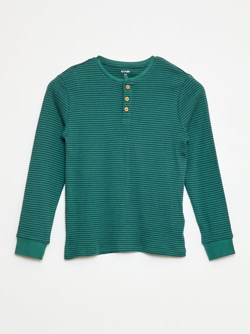 Pigiama composto da t-shirt + pantaloni a coste - 2 pezzi - Kiabi