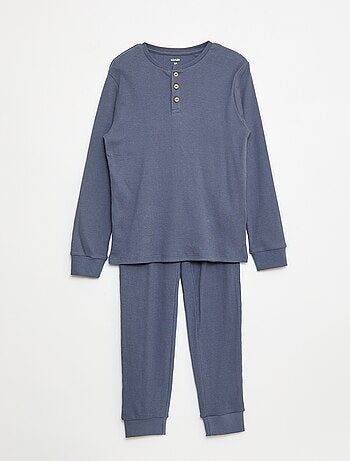 Pigiama composto da t-shirt + pantaloni a coste - 2 pezzi