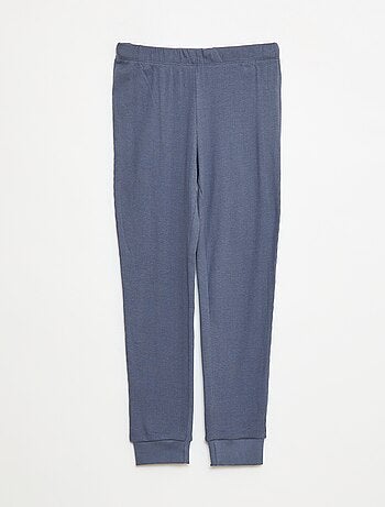 Pigiama composto da t-shirt + pantaloni a coste - 2 pezzi