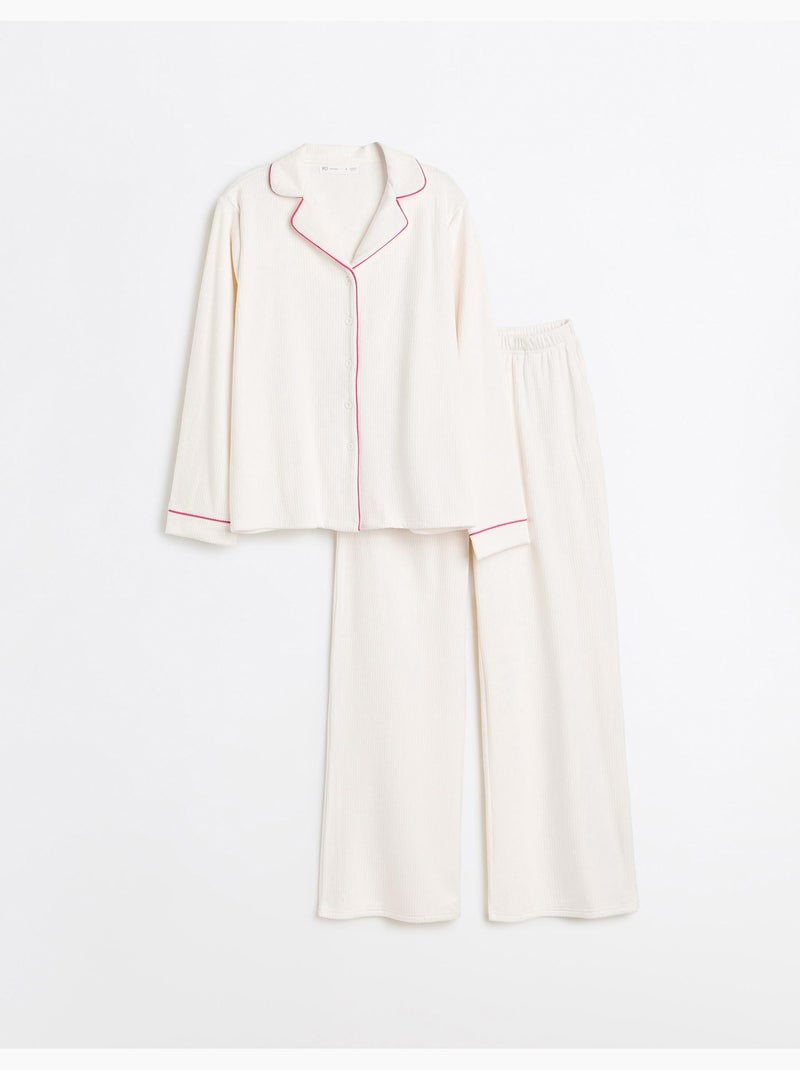 Pigiama con bordino, mo fashion Bianco - Kiabi