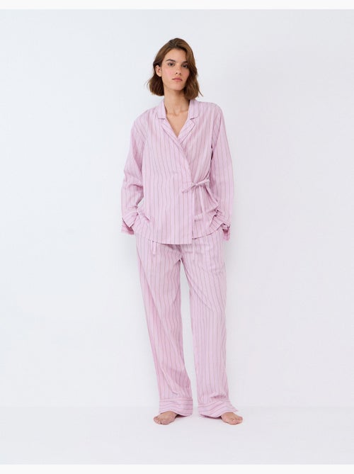 Pigiama con camicia a righe, mo fashion - Kiabi