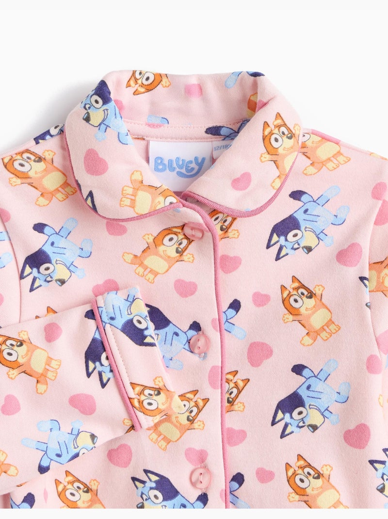 Pigiama con camicia 'bluey', mo fashion Rosa - Kiabi