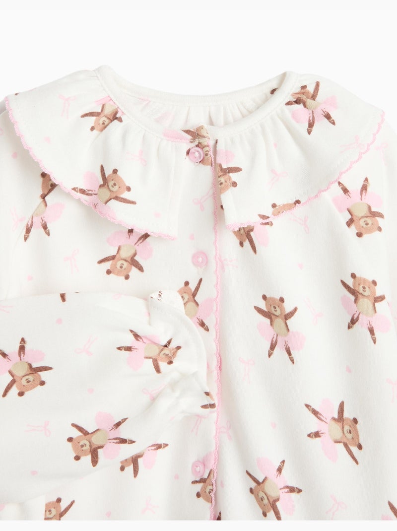 Pigiama con camicia, mo fashion Bianco - Kiabi