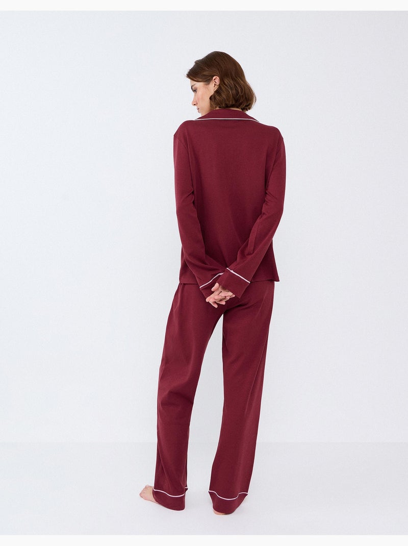 Pigiama con camicia, mo fashion Marrone - Kiabi