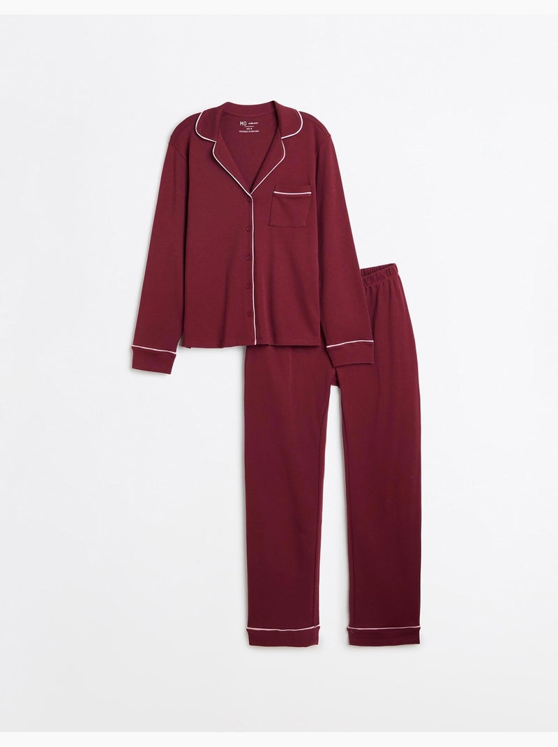 Pigiama con camicia, mo fashion Marrone - Kiabi