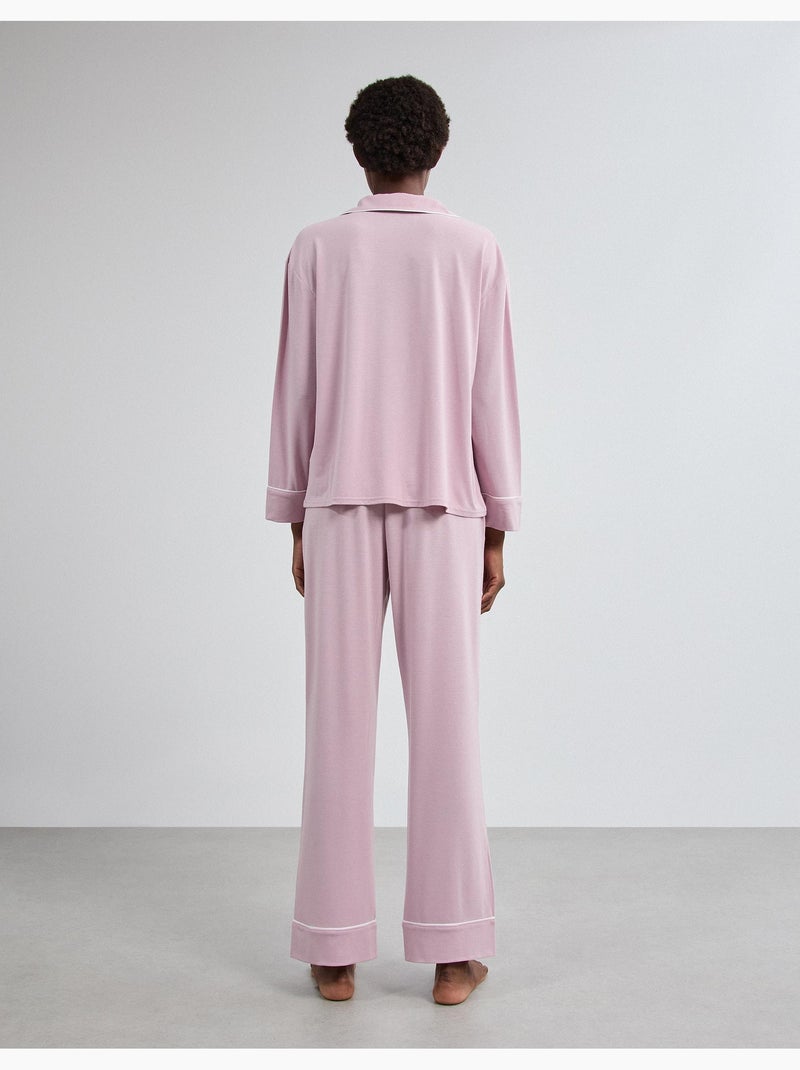Pigiama con camicia, mo fashion Rosa - Kiabi
