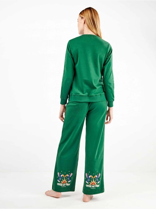 Pigiama con felpa e pantaloni di frida kahlo - Kiabi