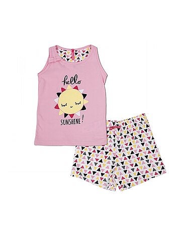 Pigiama con pantaloncini Bambina