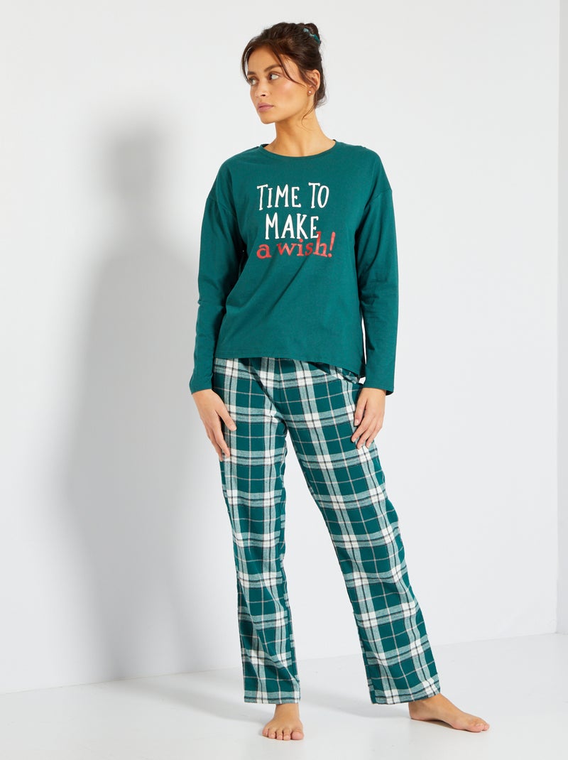 Pigiama Uomo Lungo Cotone Pantaloni Di Pigiama In Flanella Regular