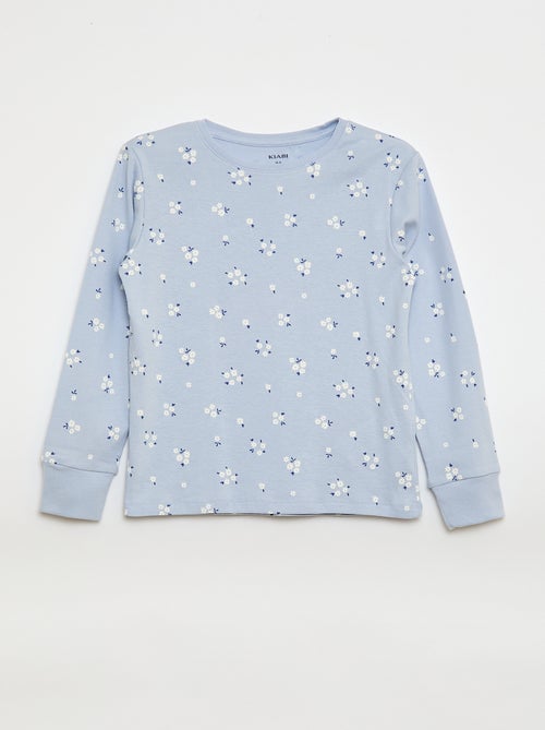 Pigiama coordinato con stampa: maglietta + pantaloni - 2 pezzi - Kiabi