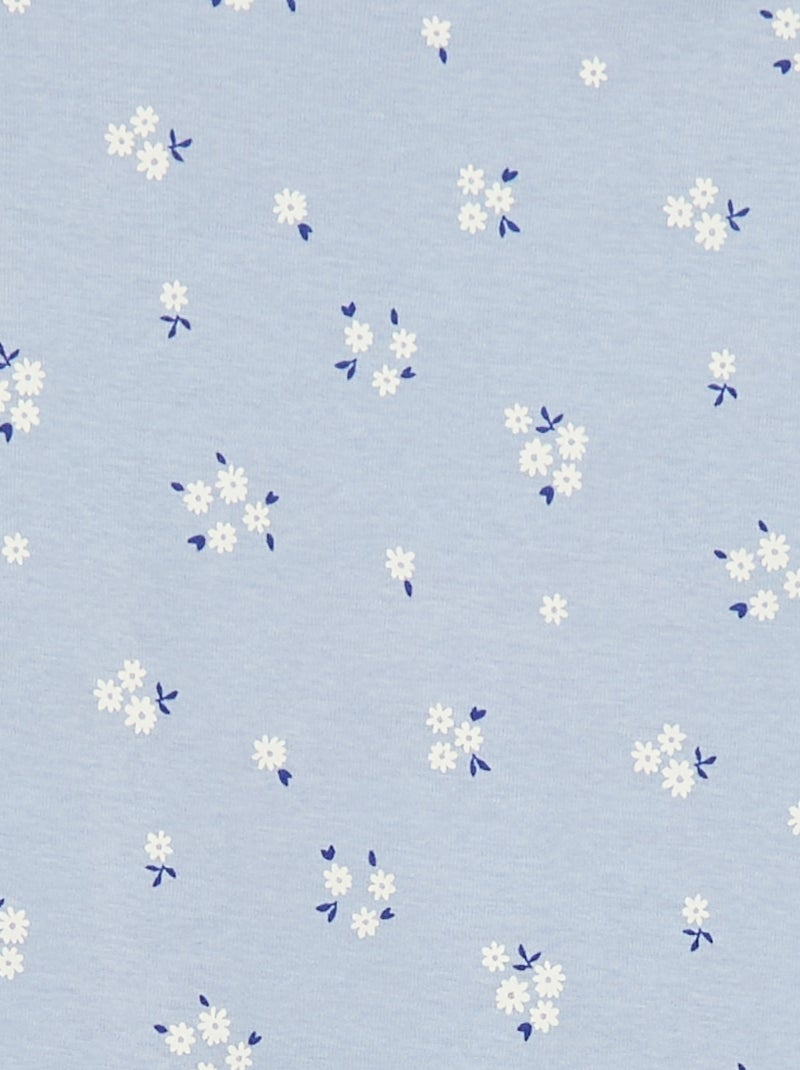 Pigiama coordinato con stampa: maglietta + pantaloni - 2 pezzi Blu - Kiabi