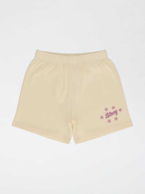 Pigiama coordinato in cotone con stampa 'Bluey' - Kiabi