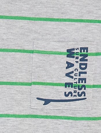 Pigiama corto 2 pezzi - t-shirt con stampa + pantaloncini