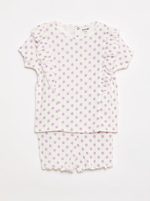 Pigiama corto 2 pezzi - Kiabi