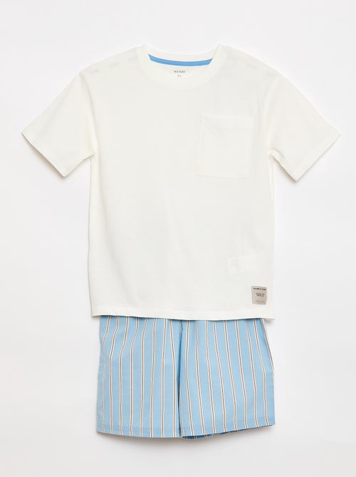 Pigiama corto 2 pezzi - Kiabi
