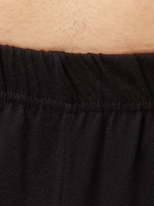 Pigiama corto 2 pezzi con scritta - Kiabi